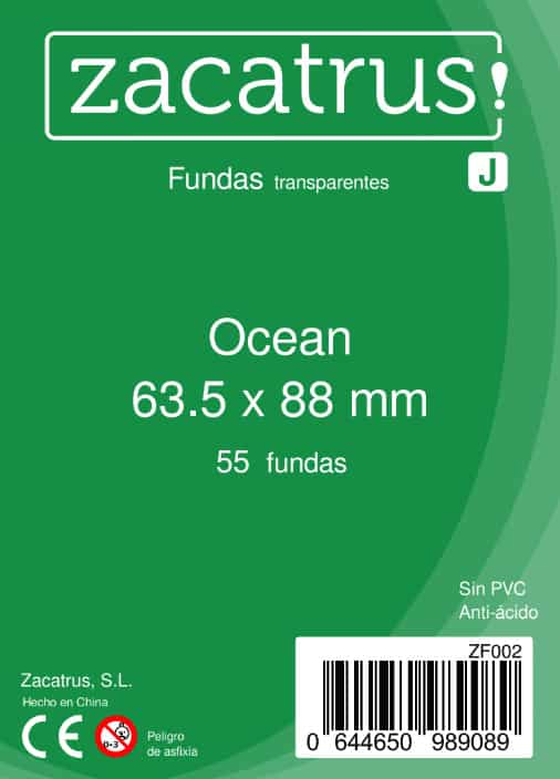 Fundas Zacatrus Ocean (Standard 63.5 mm x 88 mm) (55 uds)
