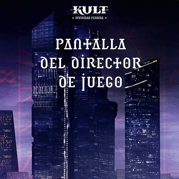 KULT: Pantalla del Director de Juego
