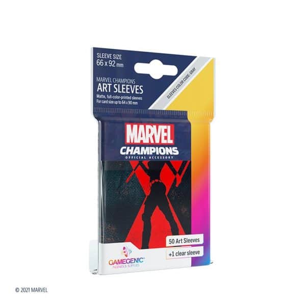 Marvel Champions Sleeves Black Widow Marvel Champions Sleeves Black Widow