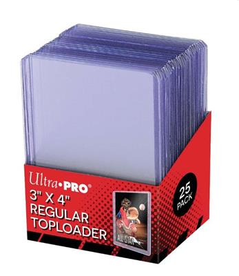 Toploader - 3" x 4" Clear Regular (25 pieces)