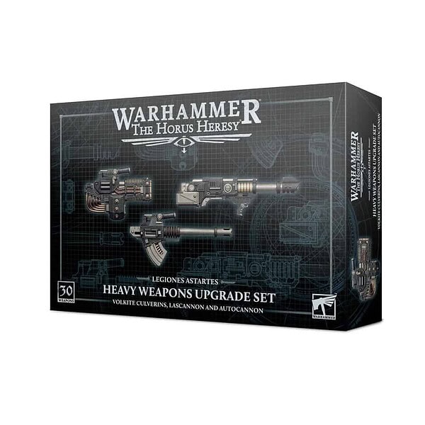 Heavy Weapons Upgrade Set – Volkite Culverins, Lascannons, and Autocannons