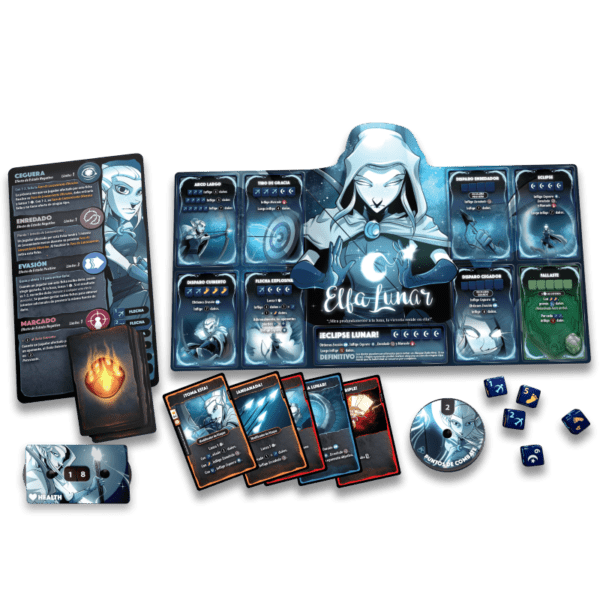 Bárbaro vs Elfa Lunar - Dice Throne
