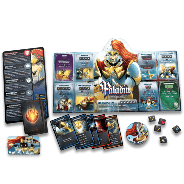 Monje vs Paladín - Dice Throne