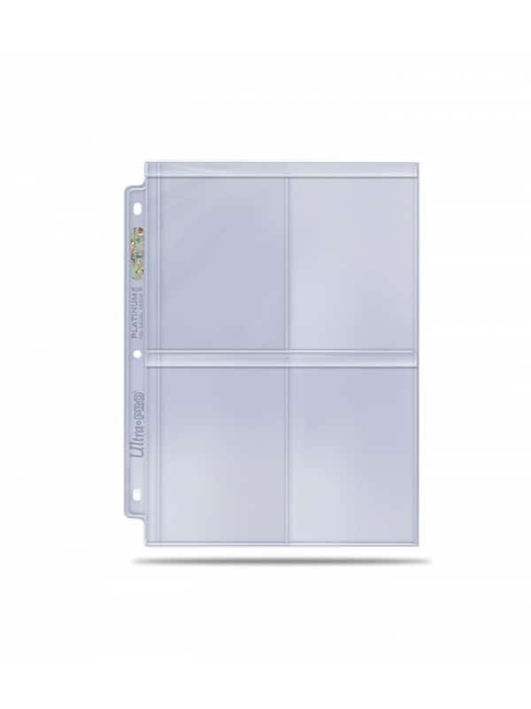 hojas-4-bolsillos-platinum-ultra-pro-para-toploaders-paquete-de-100 (1) Hojas 4 Bolsillos Platinum Ultra Pro Para Toploaders