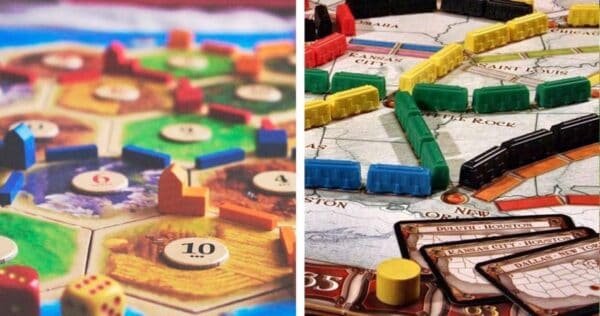 catan vs aventureros al tren