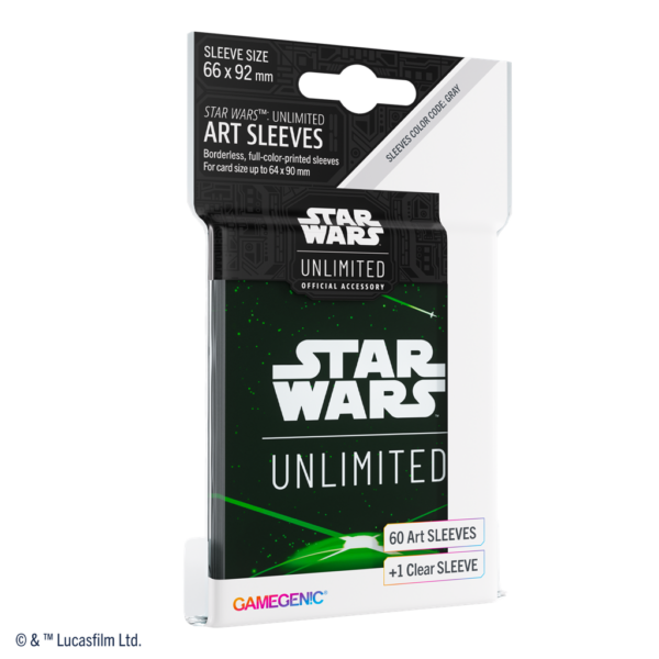 Star Wars: Unlimited Art Sleeves Card Back Green