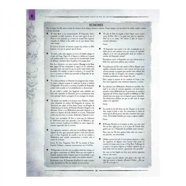 Warhammer: Imperio en ruinas - Aventura