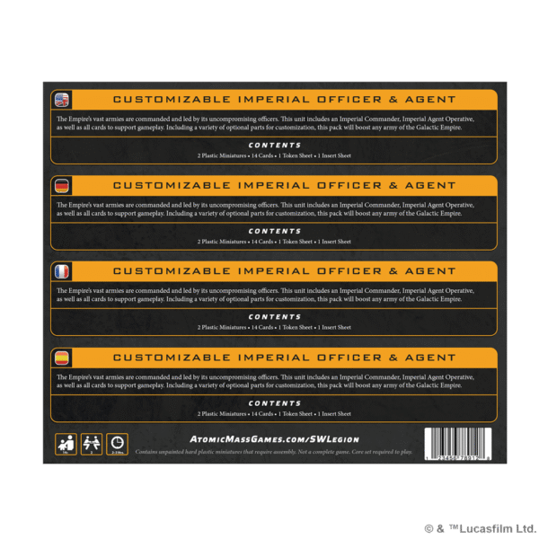 Customizable Imperial Officer & Agent