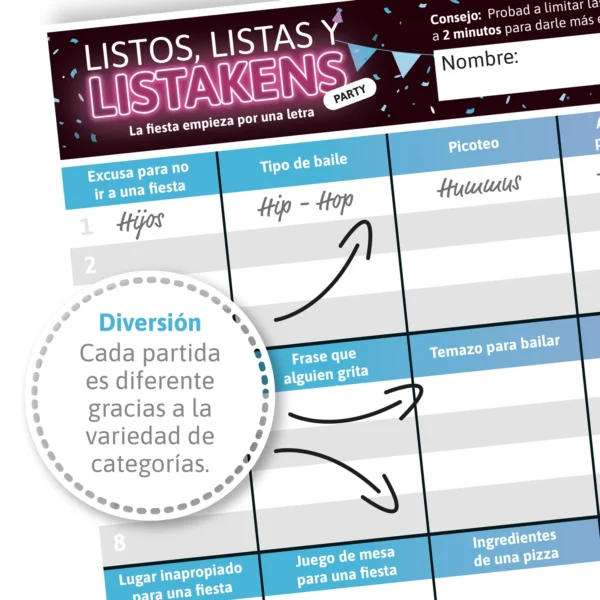 SDGLILILI03_5 Listos, Listas y Listakens: Edición Clásica