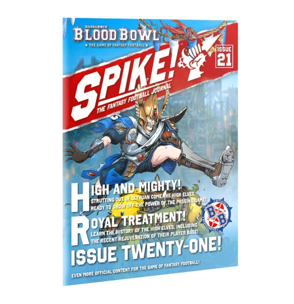 https___trade.games-workshop.com_assets_2026_03_60040999035_SpikeJournalHighElvesIssueTwentyOne1 Blood Bowl Spike! Journal Issue 21 (Inglés)
