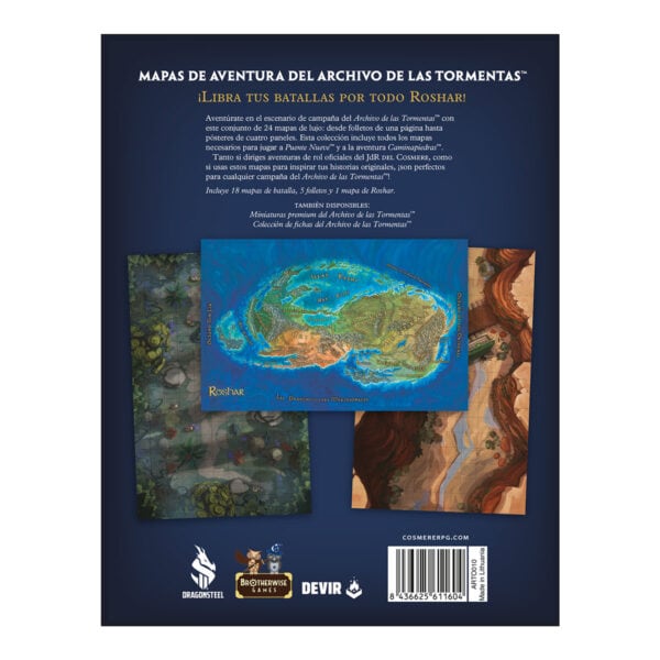 El Archivo de las Tormentas - Mapas de aventura