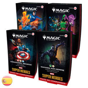 Mazos de Commander de Marvel Super Heroes (español)