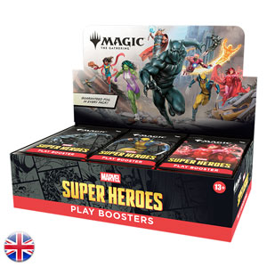 Caja de sobres de juego de Marvel Super Heroes (inglés)