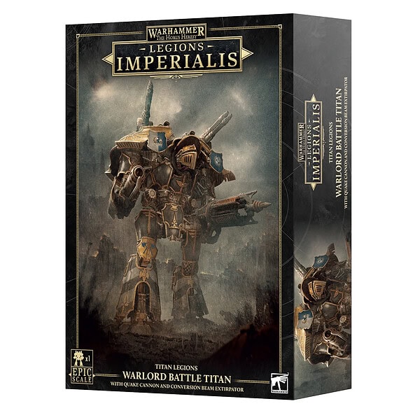 Legions Imperialis: Warlord Titan with Quake Cannon and Conversion Beam Extirpator